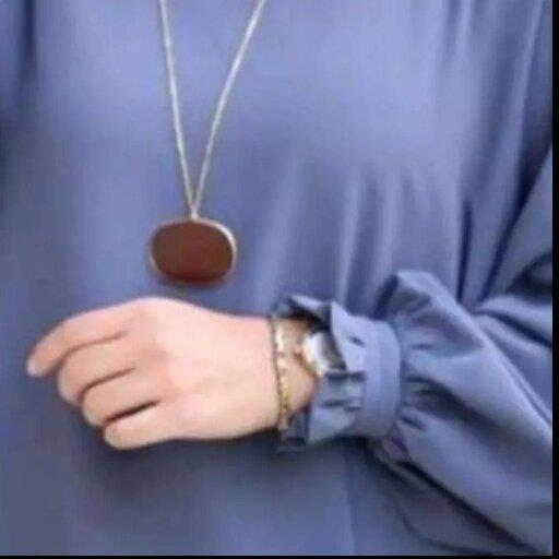 مانتو عبایی کرپ الیزه مدل چین چیلا با تنه نیم کلوش در رنگ های متنوع با  و قد مد نظر شما
